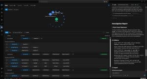 HORA change management screen showing a proposed network change ready for review, approval, and rollback