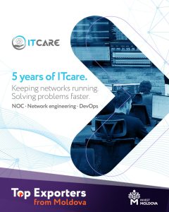 ITcare selected among the Top Exporters from Moldova 2026 by the Invest Moldova Agency